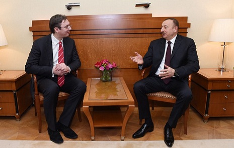 President Ilham Aliyev met with Serbian Prime Minister Aleksandar Vucic in Munich